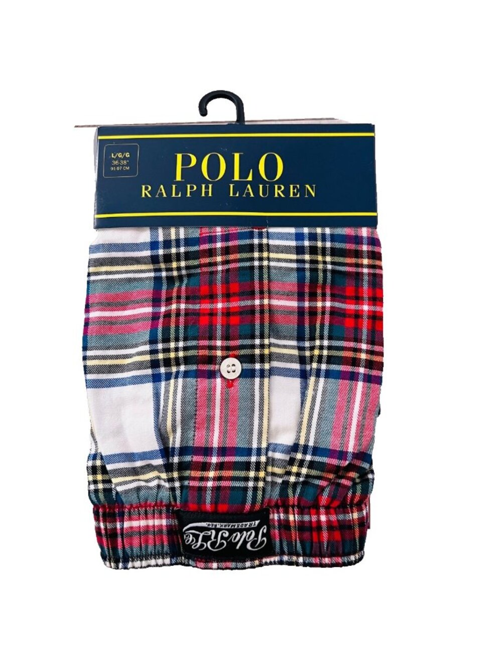 Polo Ralph Lauren Plaid Check Boxers ( L )
